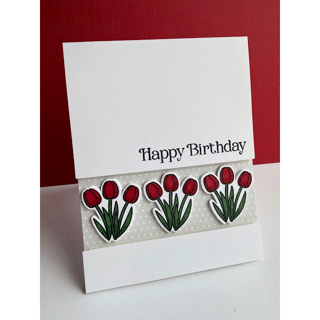CZ Design Stamps and Dies Easter Grid set1181eg Beautiful Moments Spring Birthday Card Lisa Addesa | color-code:ALT08