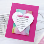 CZ Design Stamps and Dies Noted Mother's Day set1203nm In My Heart Mom Heart Card