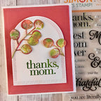 CZ Design Stamps and Dies Thanks Mom set1202tm In My Heart Thanks, Mom Card