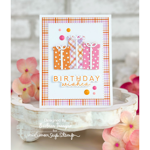 CZ Design Wafer Dies Gift Builder czd230 Splendor Birthday Card Barbara Tarayao | color-code:ALT06