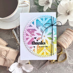 CZ Design Clear Stamps Small Thanks cz66c Thanks Card | color-code:ALT07