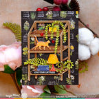 Waffle Flower Three-Tiered Shelf Die 421567 orange cat