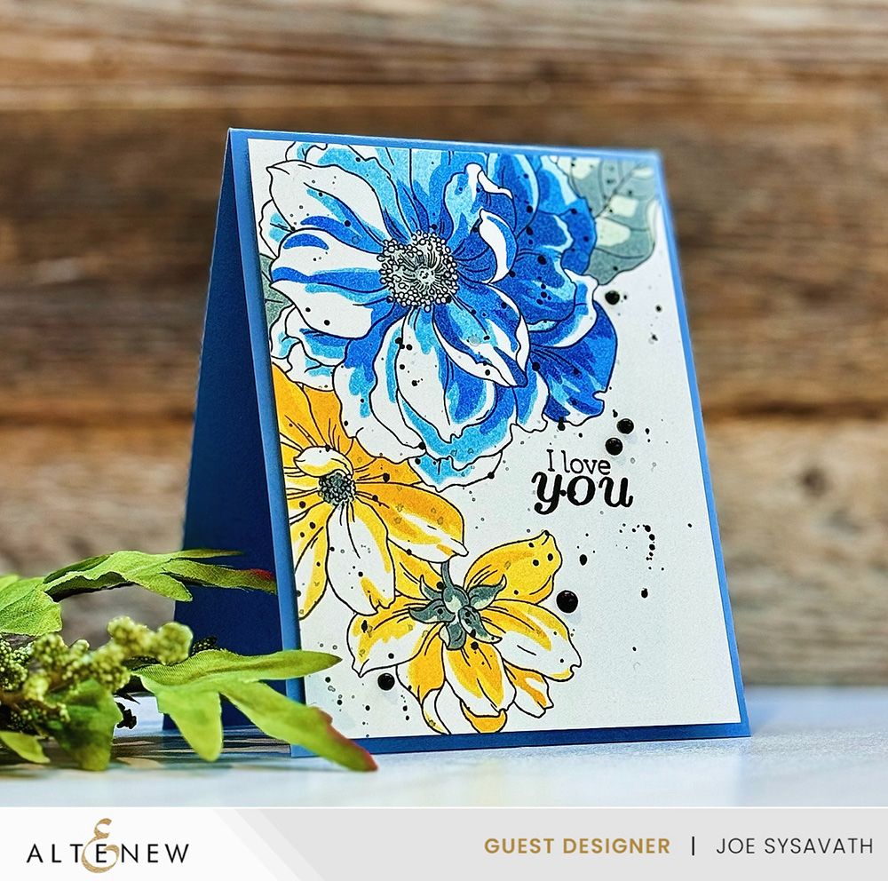 Altenew Build-A-Garden Blooming Delight Set alt8780bn watercolor