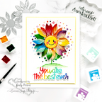 Simon Says Stamp Autumn Sunflower Wafer Dies s967 Sweet Wishes Friend Card | color-code:ALT08