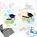 Simon Says Stamp! Simon Says Stamp Stencil GRADUATION CELEBRATION LAYERING SET ssst121477 Graduation Cards | color-code:ALT01