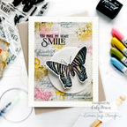 Simon Says Stamp Embossing Folder Dotted Diamond sf503 Friend Card | color-code:ALT09