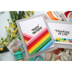 Rainbow Splash Cardstock Canary rsc6 Birthday Card | color-code:ALT02