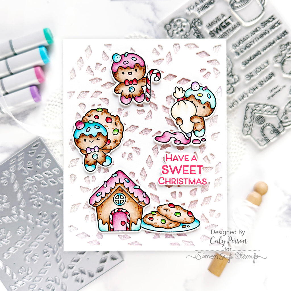 Simon Says Stamp Candy Cane Plate Wafer Die s1060 Sugar and Spice Holiday Card | color-code:ALT04