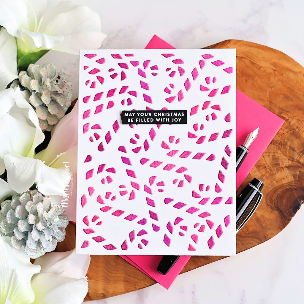 Simon Says Stamp Candy Cane Plate Wafer Die s1060 Sugar and Spice Holiday Card | color-code:ALT09