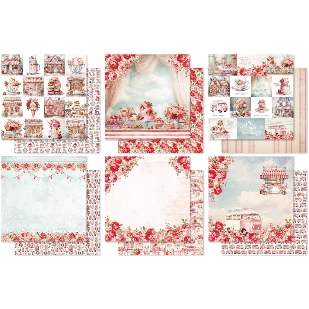 Paper Rose Candy Kisses 6x6 Paper 31461 sheets
