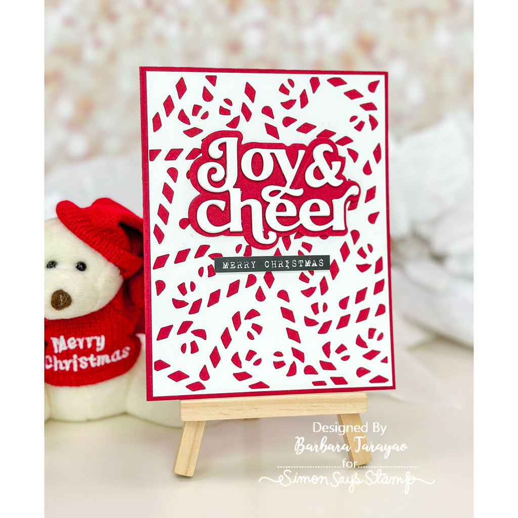 Simon Says Stamp Candy Cane Plate Wafer Die s1060 Sugar and Spice Holiday Card | color-code:ALT03