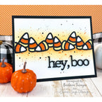 Simon Says Stamp Candy Corn Border Wafer Die 1126sd Cheering for You Halloween Card