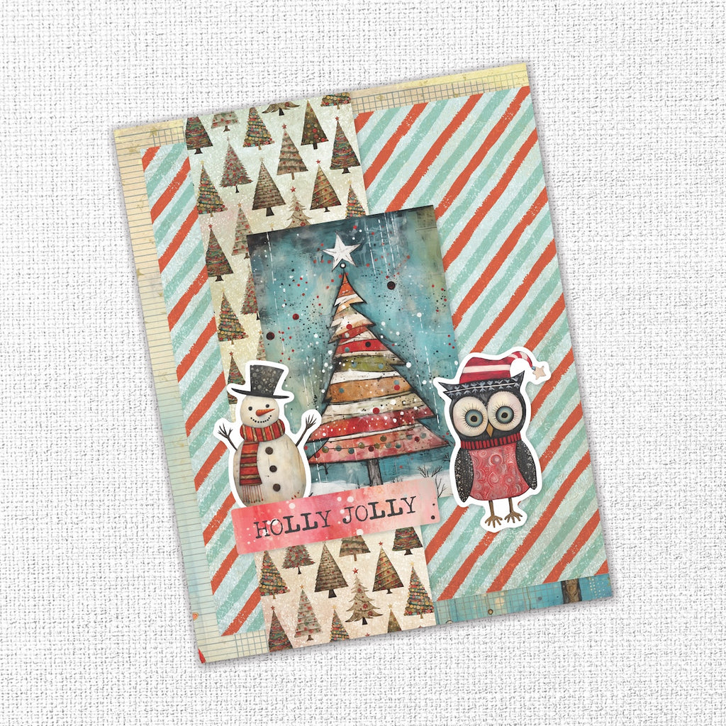 Paper Rose Merry and Bright Basics 12x12 Paper 35677