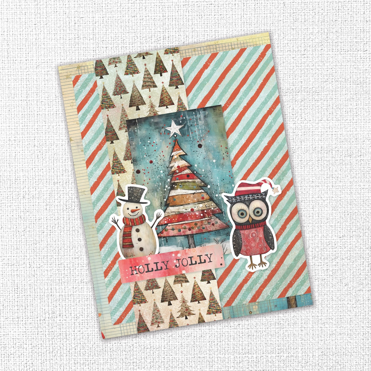 Paper Rose Merry and Bright Basics 12x12 Paper 35677