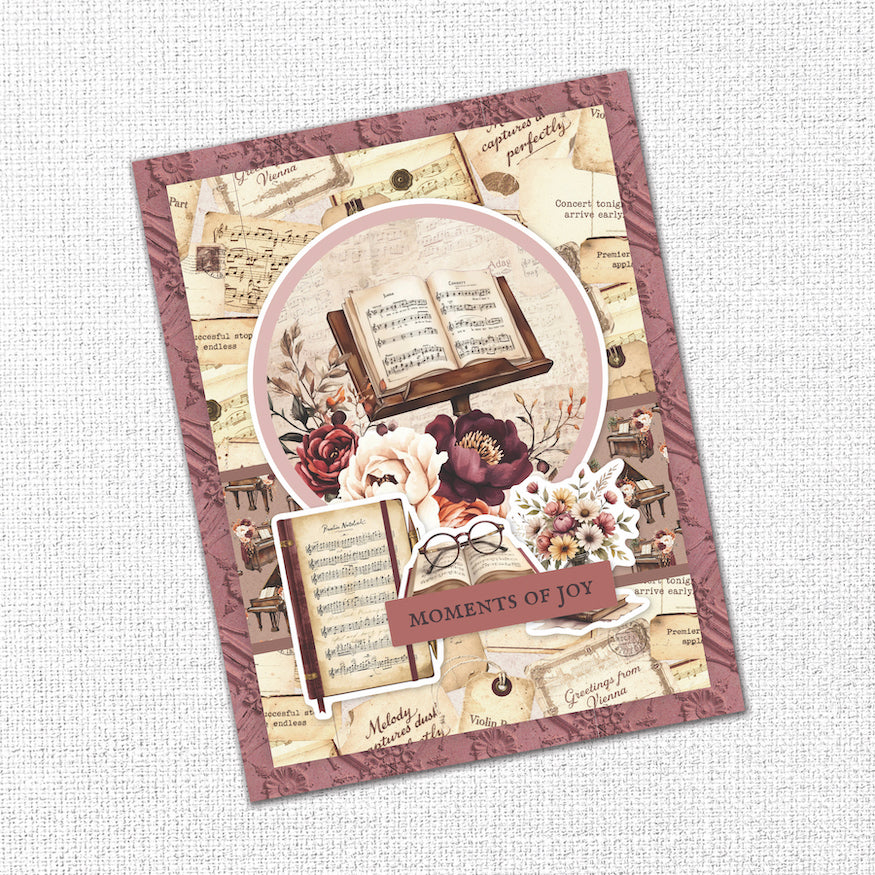 Paper Rose Studio Melody and Memories Basics 12x12 Paper 37411