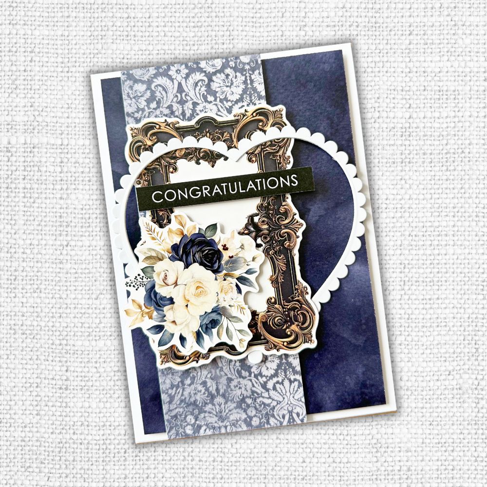 Paper Rose Wedding Blooms Textures 6x6 Paper 31770 congratulations