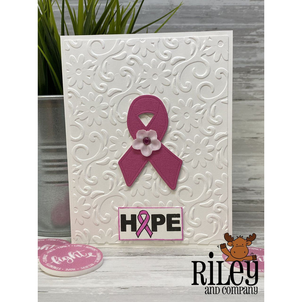 Riley And Company Cut Ups Awareness Ribbons Dies rd574 hope