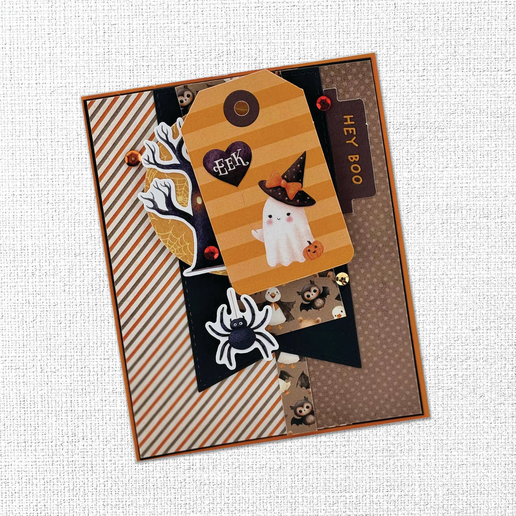 Paper Rose Halloween Hollow Basics Tags and Tickets Embossed Die Cuts 35418
