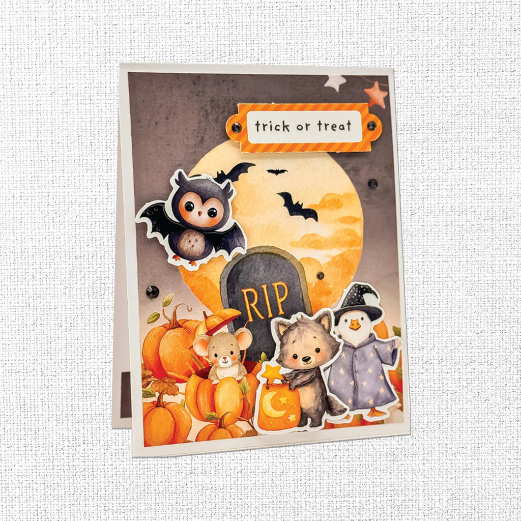 Paper Rose Halloween Hollow Embossed Die Cuts 35412