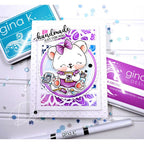 Card with Bear Card Making and the sentiment 'Handmade Just for You'