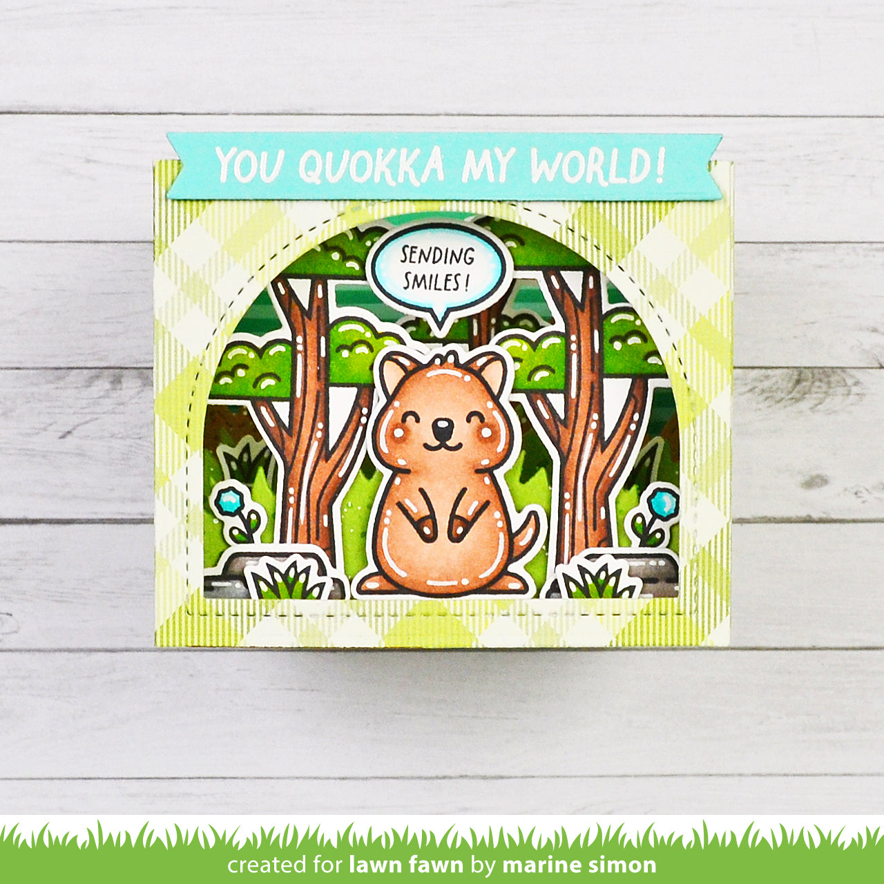 Lawn Fawn Quokka My World Stamps lf3936 – Simon Says Stamp