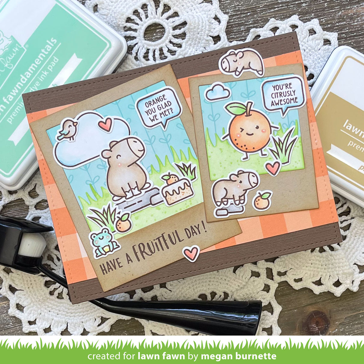 Lawn Fawn Fruitful Friends Stamps and Dies – Simon Says Stamp