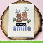 Card with quokkas and sentiment 'you make me smile'