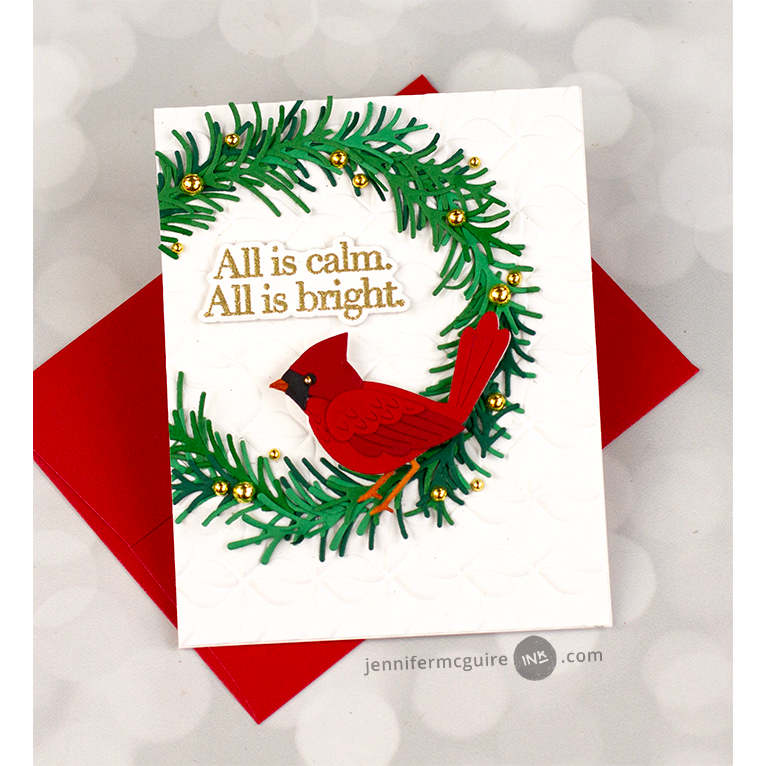 Simon Says Stamp Beautiful Cardinal Wafer Die s1046 Sugar and Spice Holiday Card | color-code:ALT02