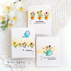Rainbow Splash Wafer Dies Budding Blossoms rsd612c Beautiful Moments Card Set | color-code:ALT02