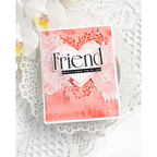 Simon Says Stamp Basic Hearts Wafer Dies 1541sd Heart to Heart Friend Card | color-code:ALT02