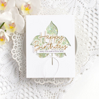 Simon Says Stamp Handwritten Happy Birthday Wafer Dies 1417sd STAMPtember Birthday Card | color-code:ALT05
