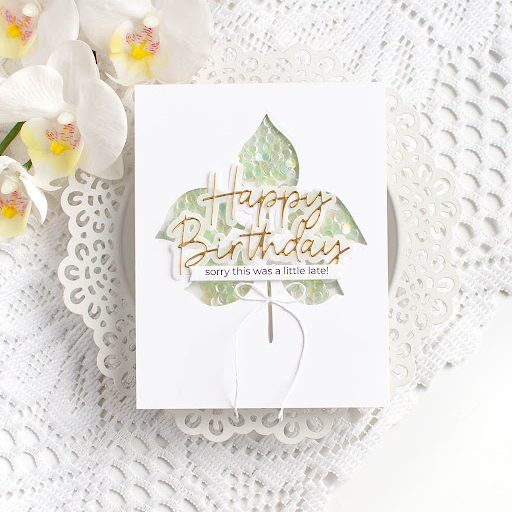 Simon Says Stamp Rose Branch Wafer Dies 1316md Friend Like You Belated Birthday Card | color-code:ALT11