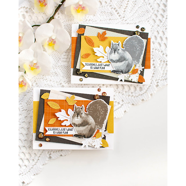 Simon Says Stamps and Dies Squirrely Birthday set1041sb STAMPtember Fall Cards | color-code:ALT01