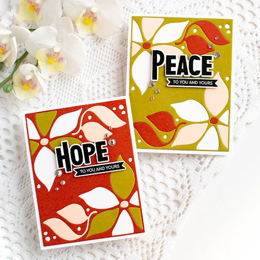 Simon Says Stamp Poinsettia Cover Wafer Die 1425md And Everything Nice Christmas Cards | color-code:ALT09