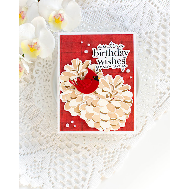 Simon Says Stamp Cute Cardinal Wafer Dies s1055 STAMPtember Birthday Card | color-code:ALT04
