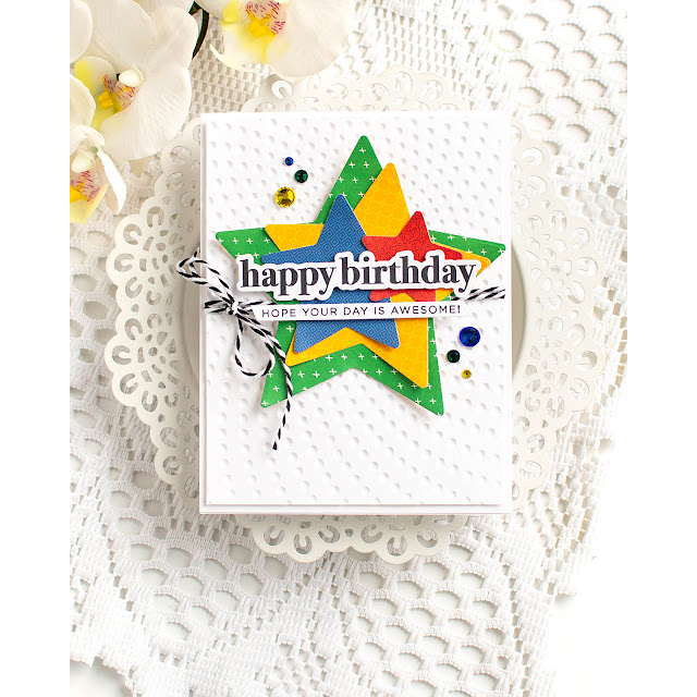 Simon Says Stamp Nested Stars Wafer Dies sssd112843 Out Of This World Birthday Card | color-code:ALT04