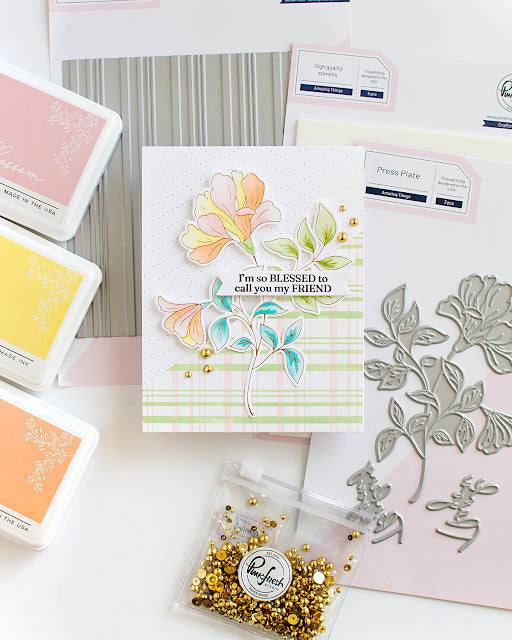 Pinkfresh Studio Amazing Things Bundle Blessed You’re My Friend Card | color-code:ALT03