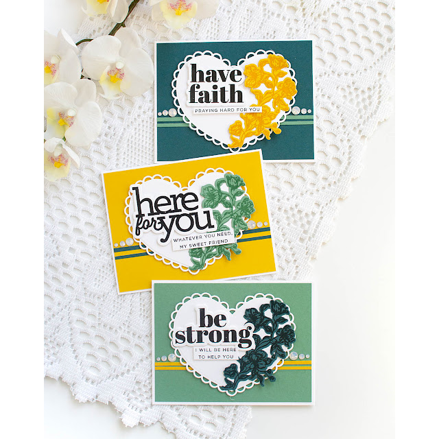 Simon Says Stamps and Dies Flowering Frame set962ff You Are My Favorite Encouragement Cards | color-code:ALT05