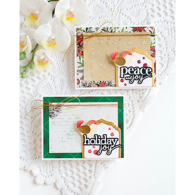 Simon Says Stamp Fun Birdie Wafer Die s1086 Happy Camper Christmas Cards | color-code:ALT09