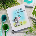 Simon Says Stamp Caring Thoughts Wafer Dies sssd112805c Dear Friend Hello Card | color-code:ALT02