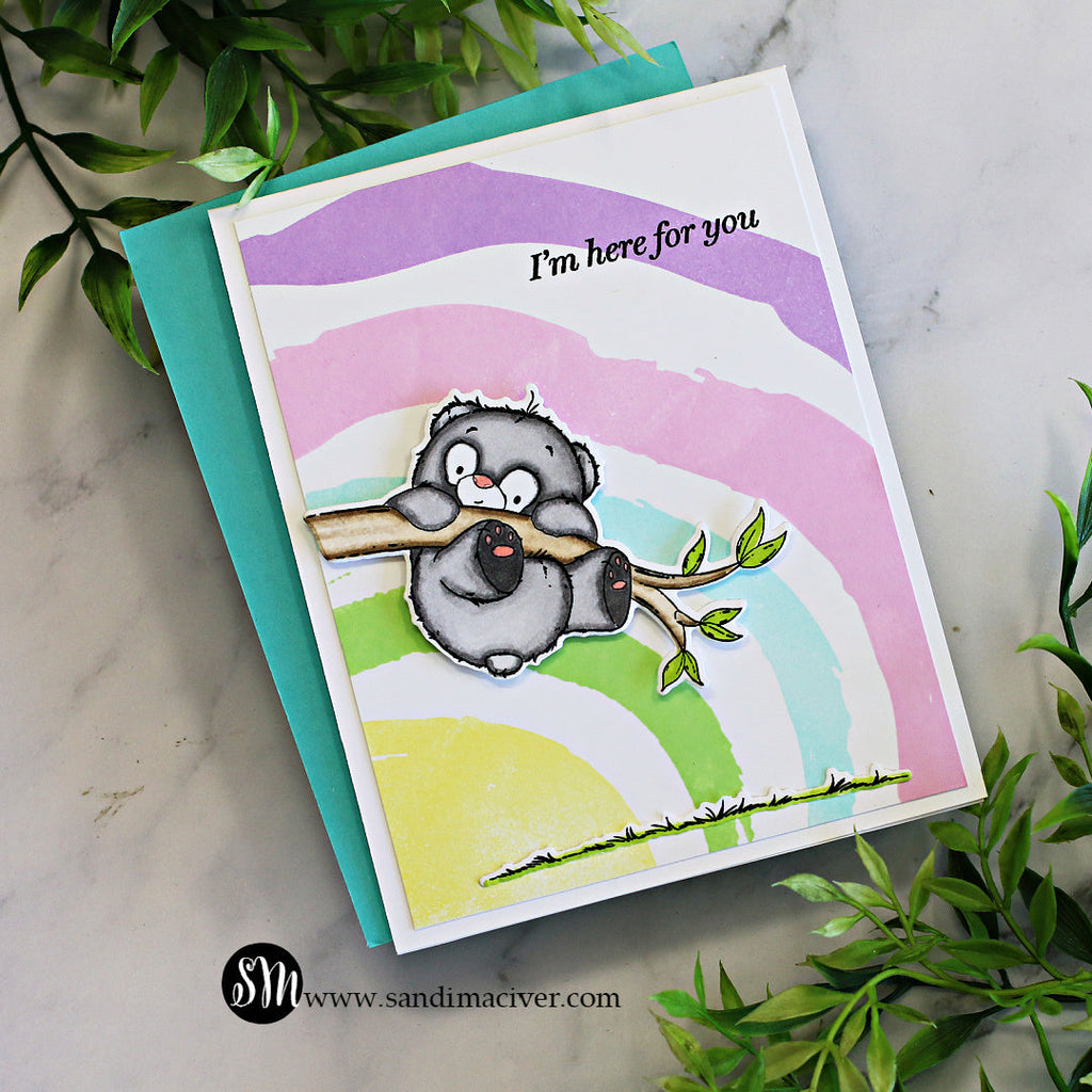 Simon Says Stamp Caring Thoughts Wafer Dies sssd112805c Dear Friend Here for You Card | color-code:ALT01