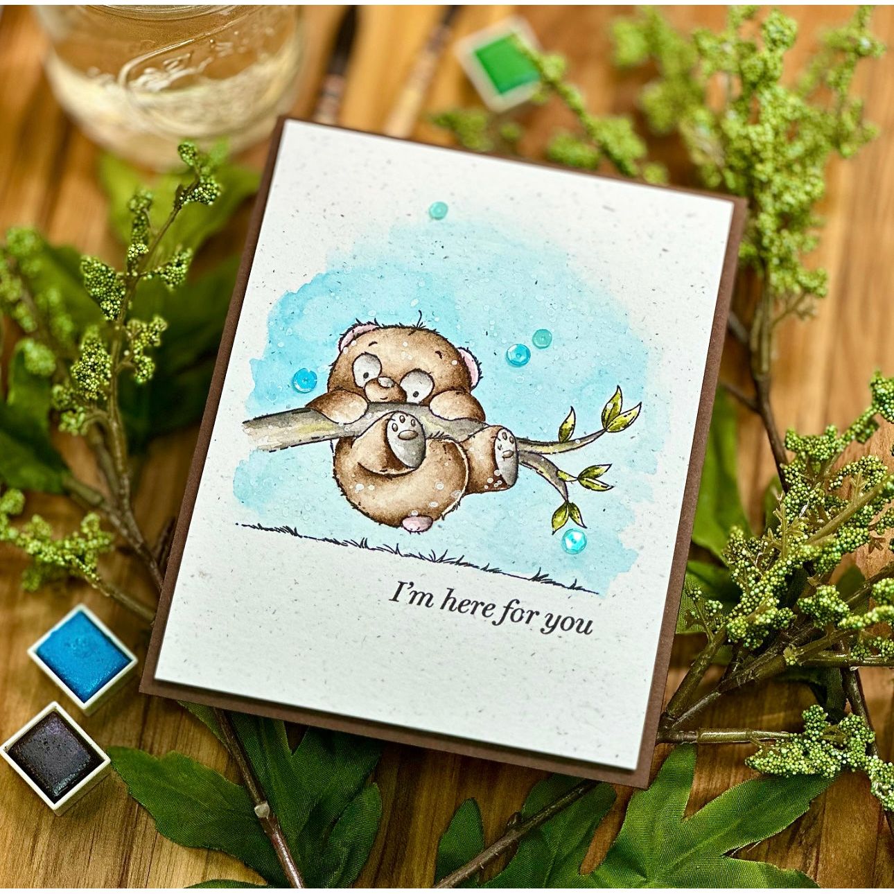 Simon Says Clear Stamps Caring Thoughts sss202686c Dear Friend