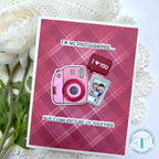 Trinity Stamps Speech Bubbles Tiny Die Set tmd-274 Valentines Photography Card