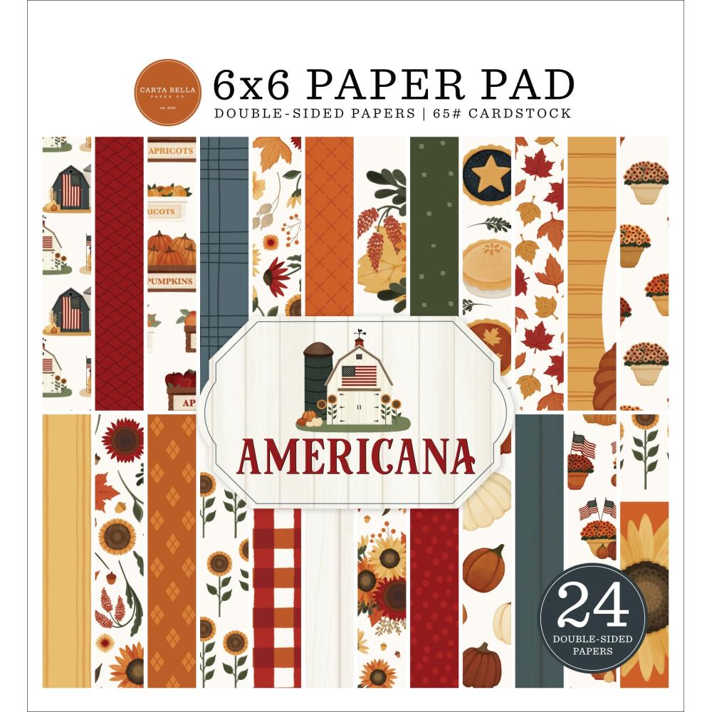 Carta Bella Americana 6 x 6 Paper Pad cba454023