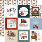 Carta Bella Americana Summer 12 x 12 Collection Kit cbas493016 Seasonal Sentiments