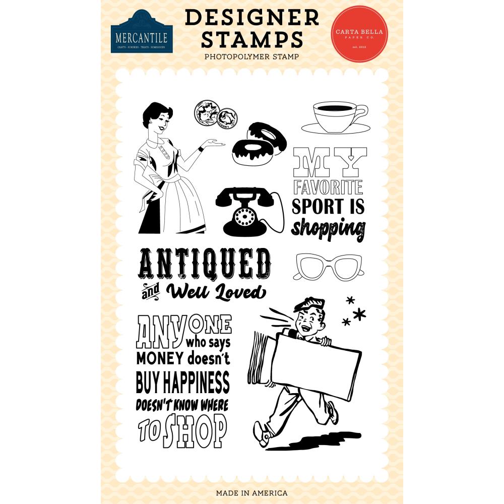 Carta Bella Antiqued Clear Stamps cbm423048