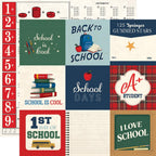 Carta Bella Back To School 12 x 12 Mega Bundle cbbts401050 4X4 Journaling Cards