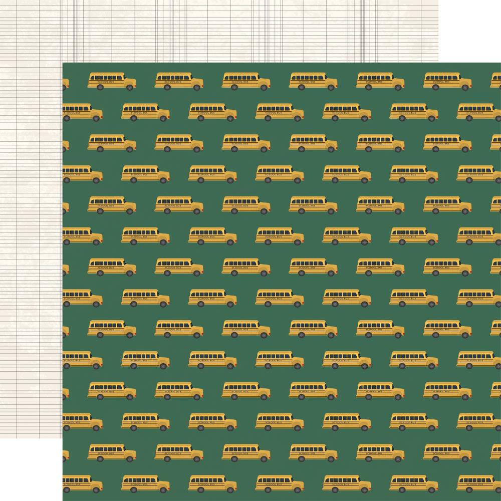 Carta Bella Back To School 12 x 12 Mega Bundle cbbts401050 School Buses