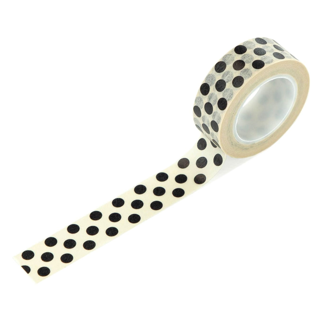 Carta Bella Big Black Polka Dot Washi Tape cbfg490037