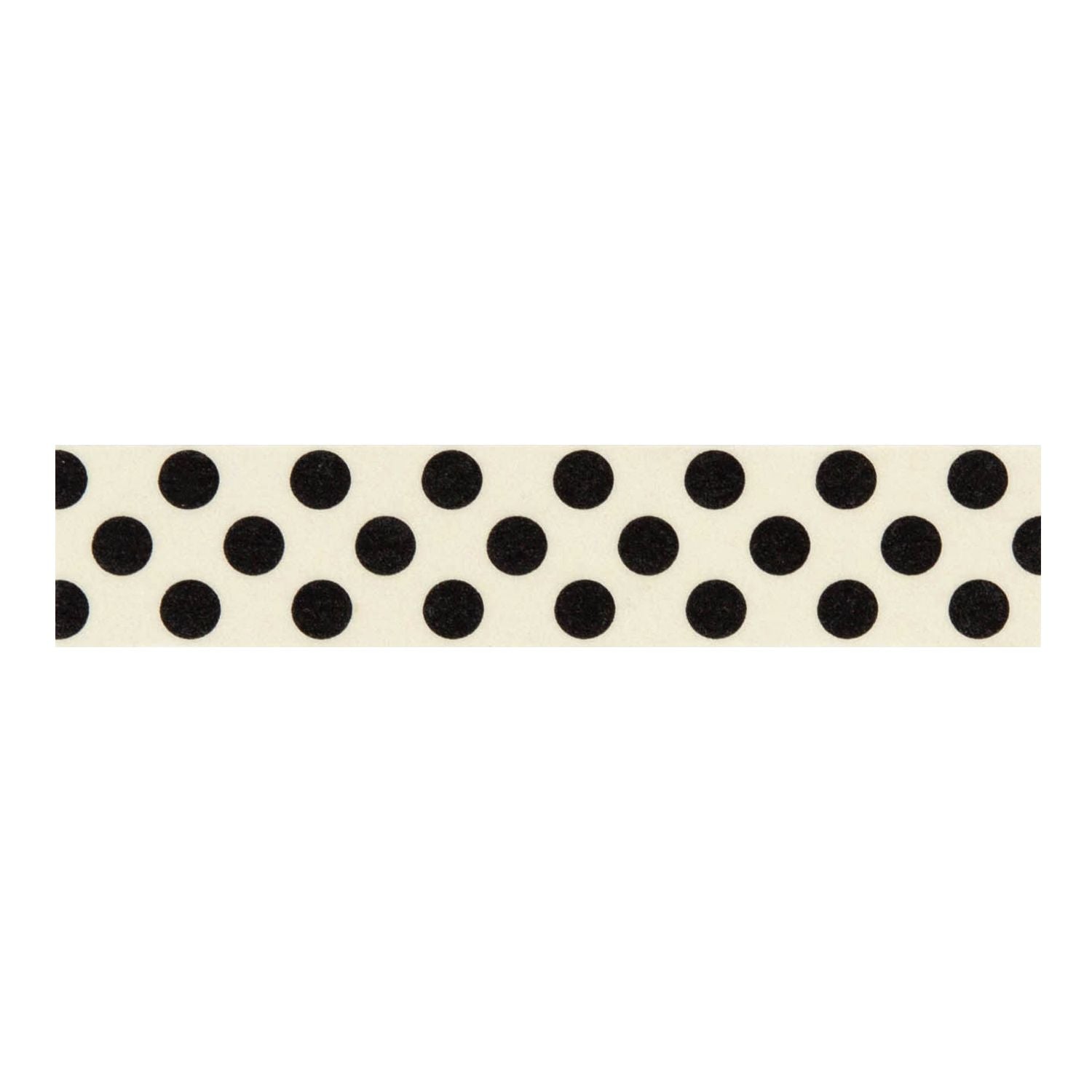 Carta Bella Big Black Polka Dot Washi Tape cbfg490037 Product Image